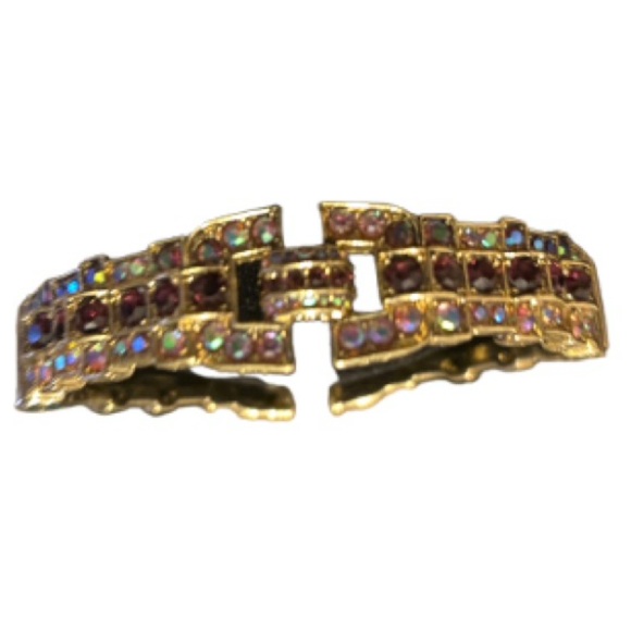 HEIDI DAUS Vintage Gold-tone & Rhinestones Bangle - Picture 10 of 10
